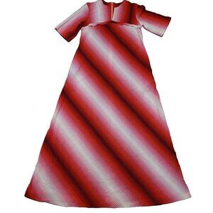 VTG Dutchess Individually Yours Made  USA Long Colorful Reds‎ Pinks Hippie Sze S